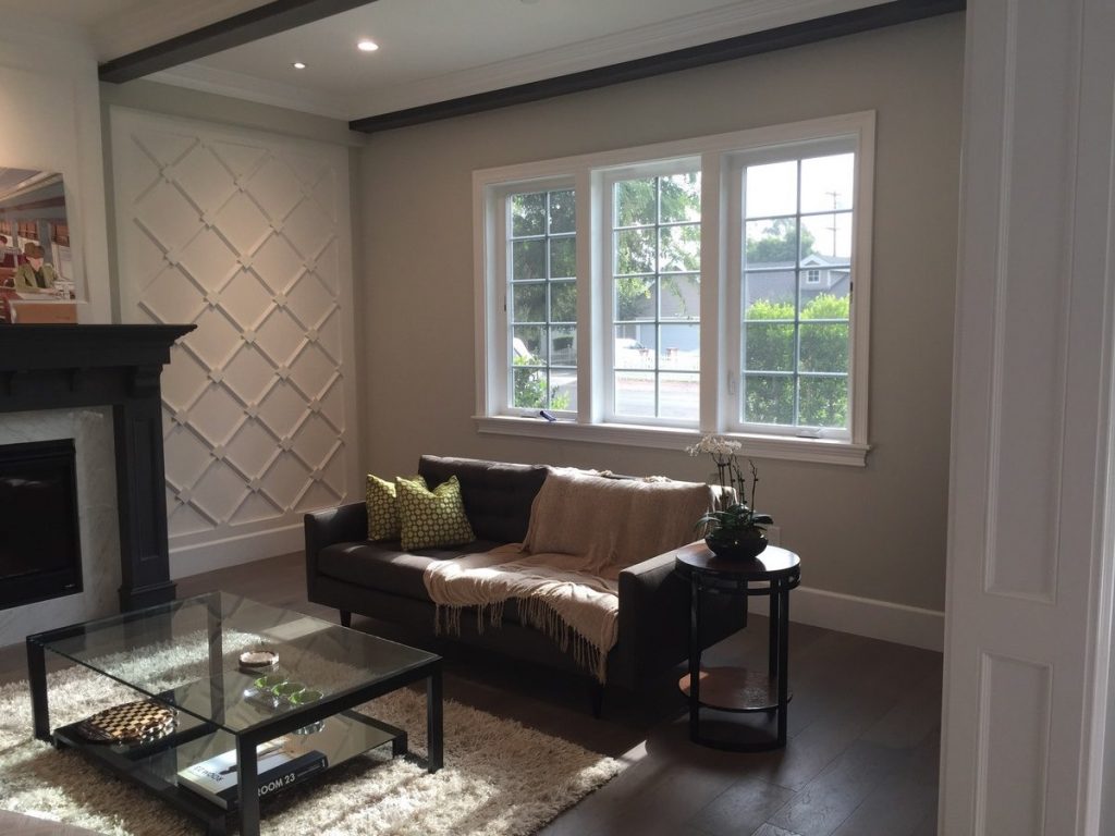 living room interior with window